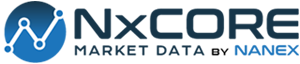 NxCore Market Data by Nanex Logo