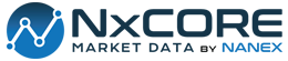 NxCore Market Data by Nanex Logo