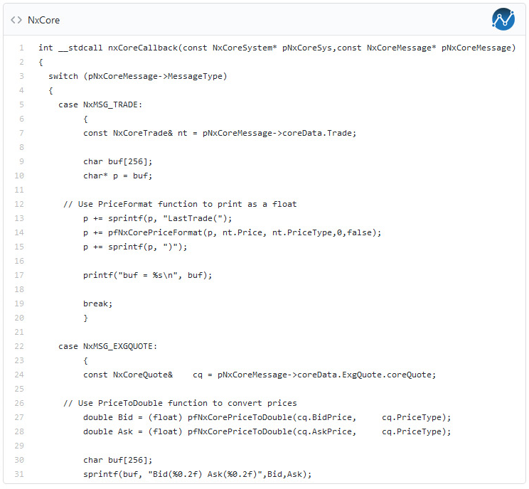 NxCore API Documentation